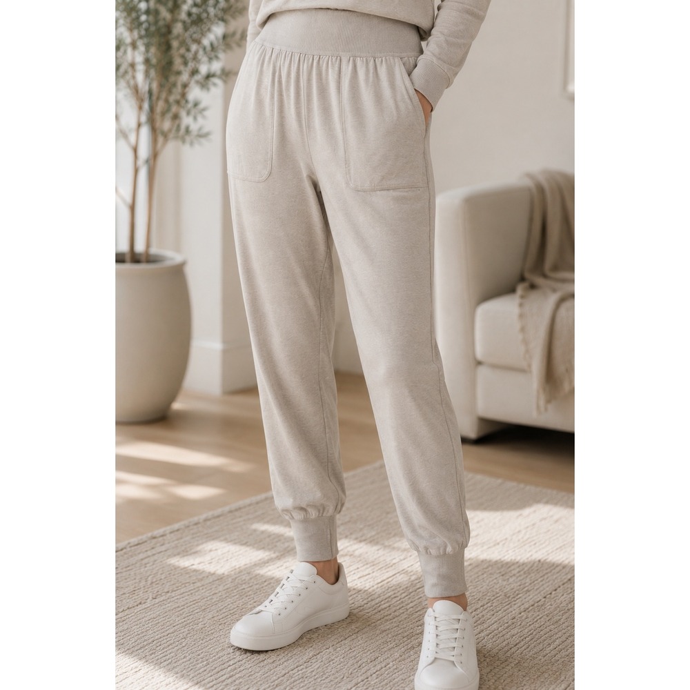 Theory SILK RIB‎ KNIT MODAL LUXE Jogger Pants Women SMALL
